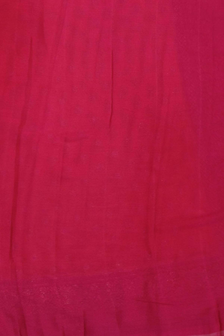 Banarasi silk georgette saree  in yellow with small motifs all over the body.
