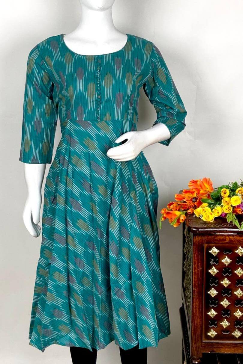 ikkat cotton dress designs Ikat Dress