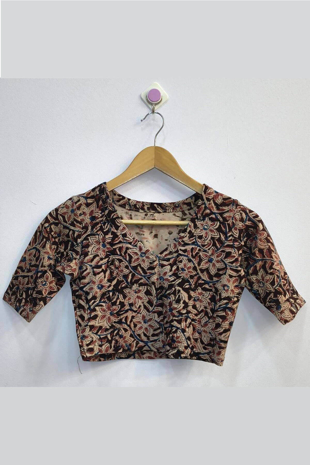 Kalamkari  stretchable blouse