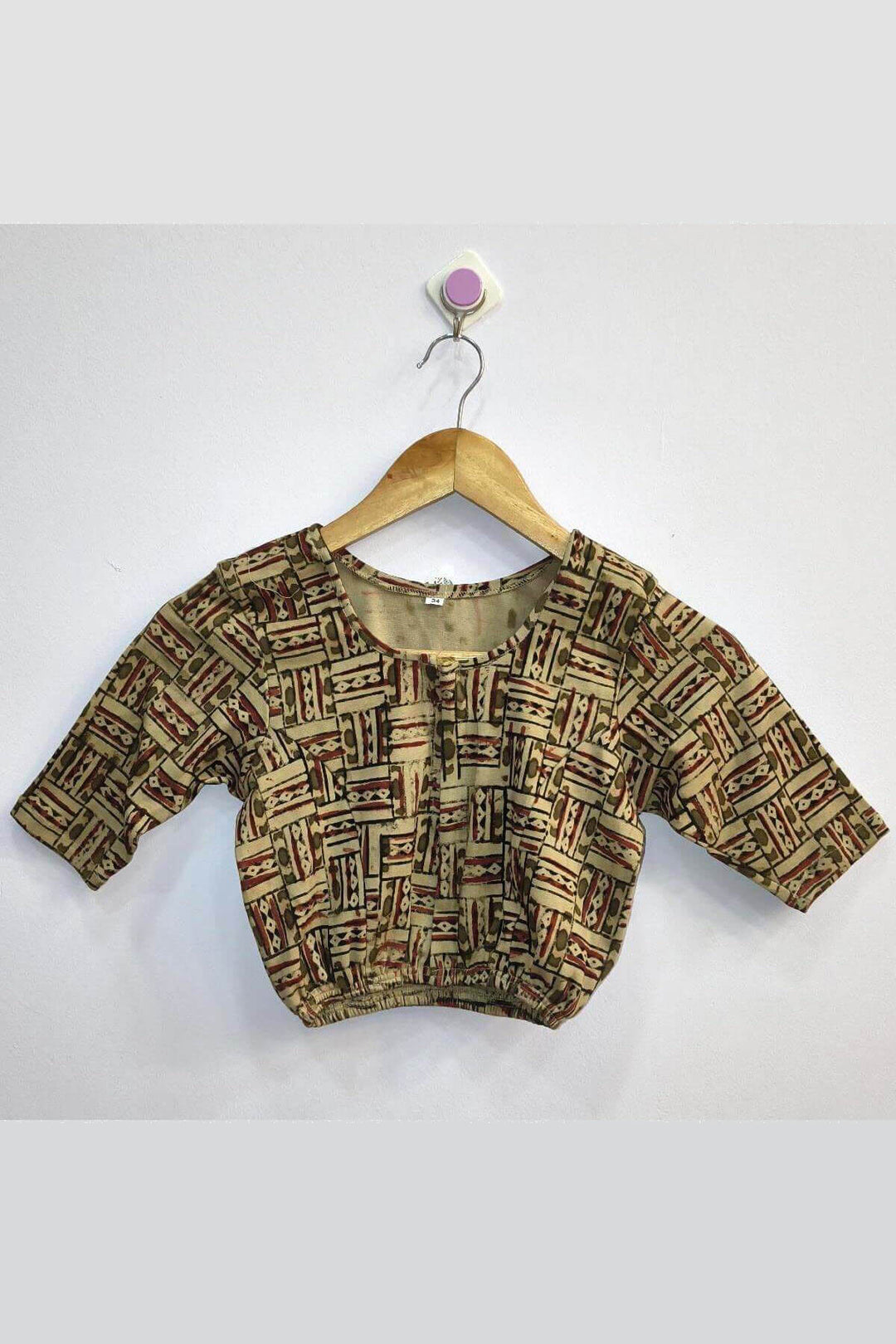 Kalamkari  stretchable blouse