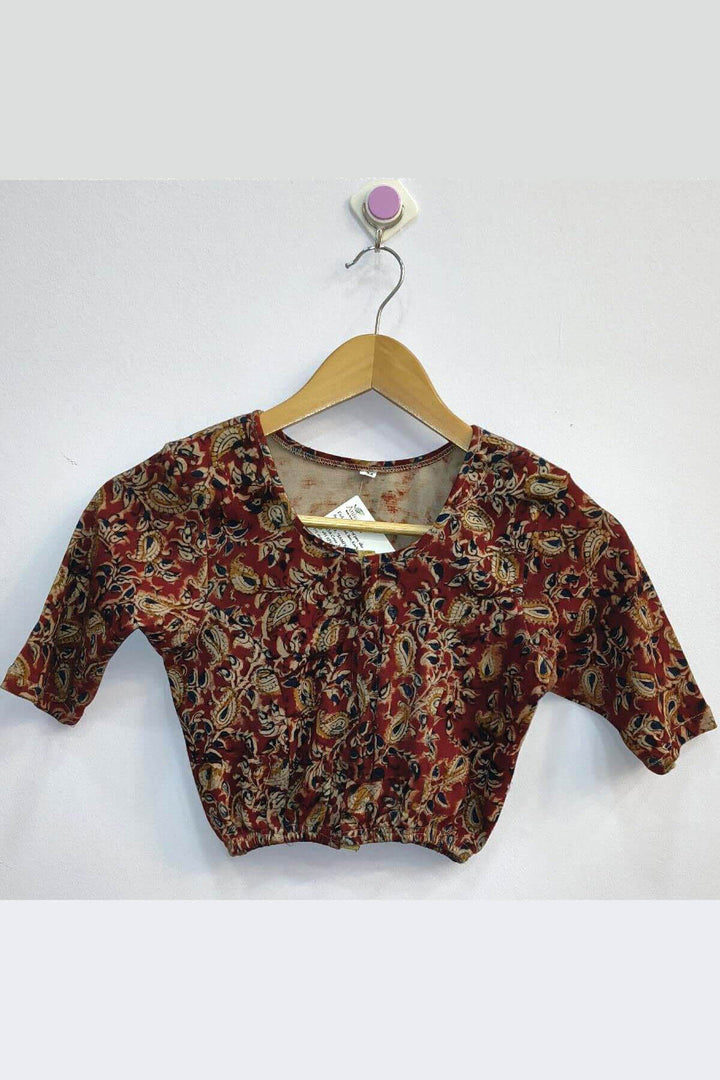 Kalamkari  stretchable blouse
