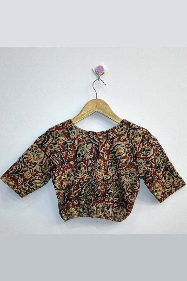 Kalamkari  stretchable blouse