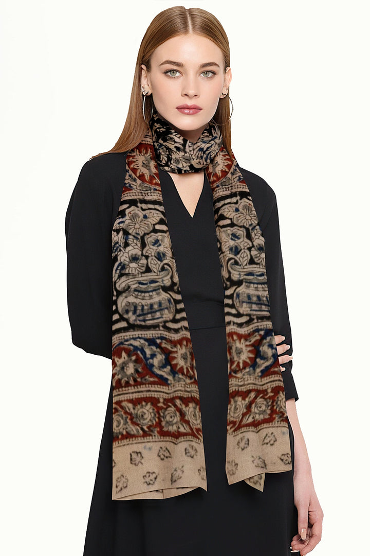 Kalamkari cotton stole