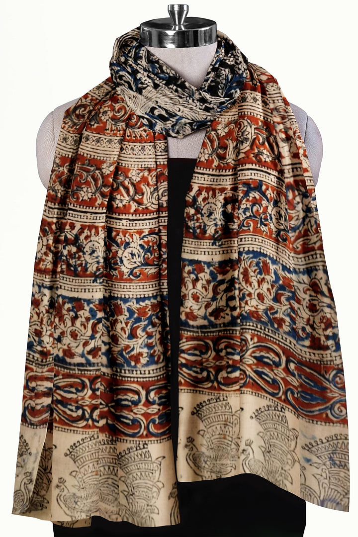 Kalamkari cotton stole