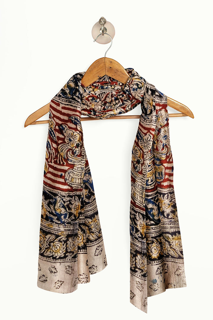 Kalamkari cotton stole