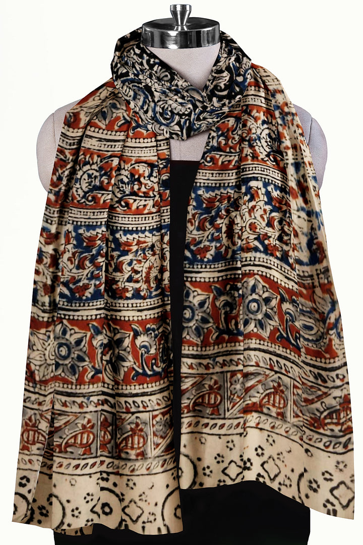 Kalamkari cotton stole