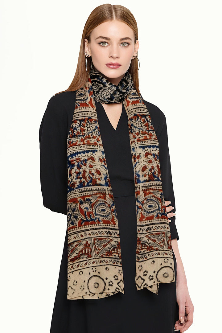 Kalamkari cotton stole