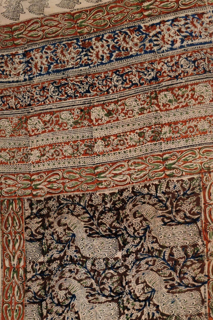 Kalamkari cotton stole