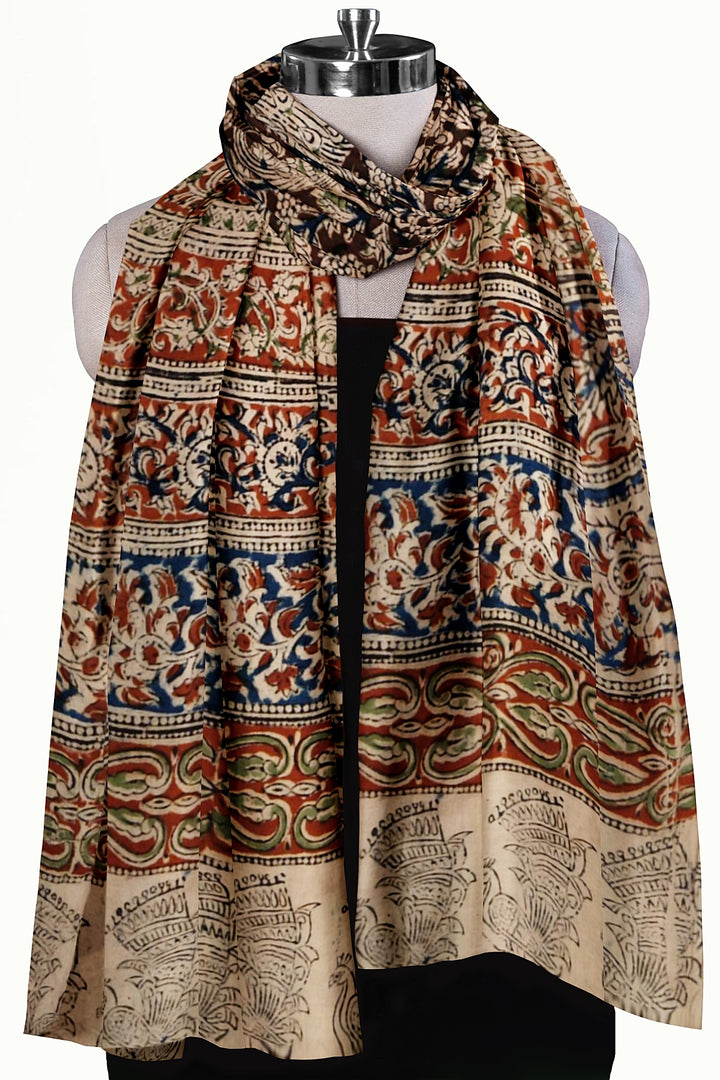 Kalamkari cotton stole
