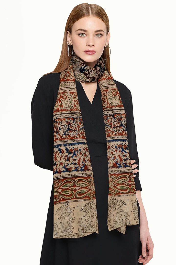 Kalamkari cotton stole