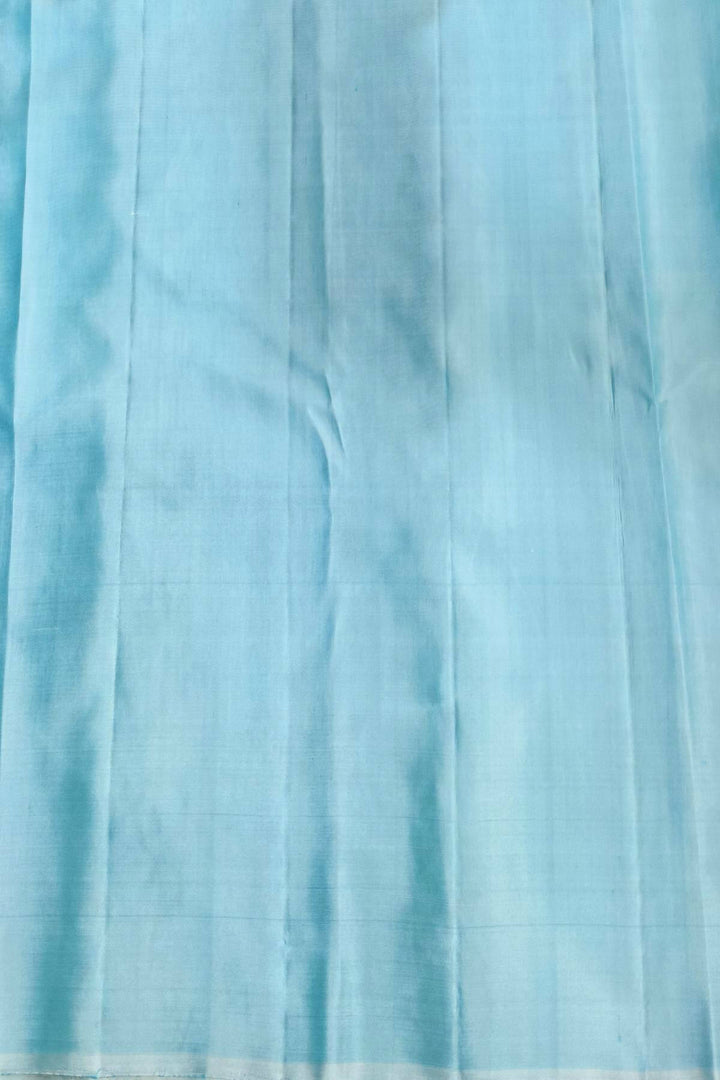 Kanchi  pure silk  brocade saree in brown with floral & animal motifs