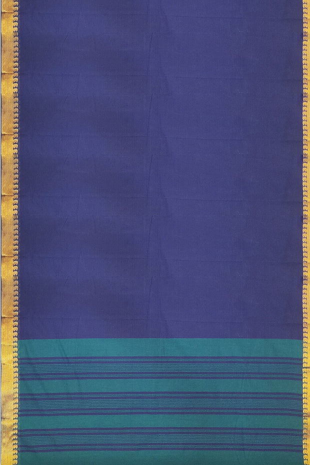 Handloom Mangalgiri pure cotton saree in violet