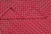Handwoven  Ikat silk cotton fabric in maroon
