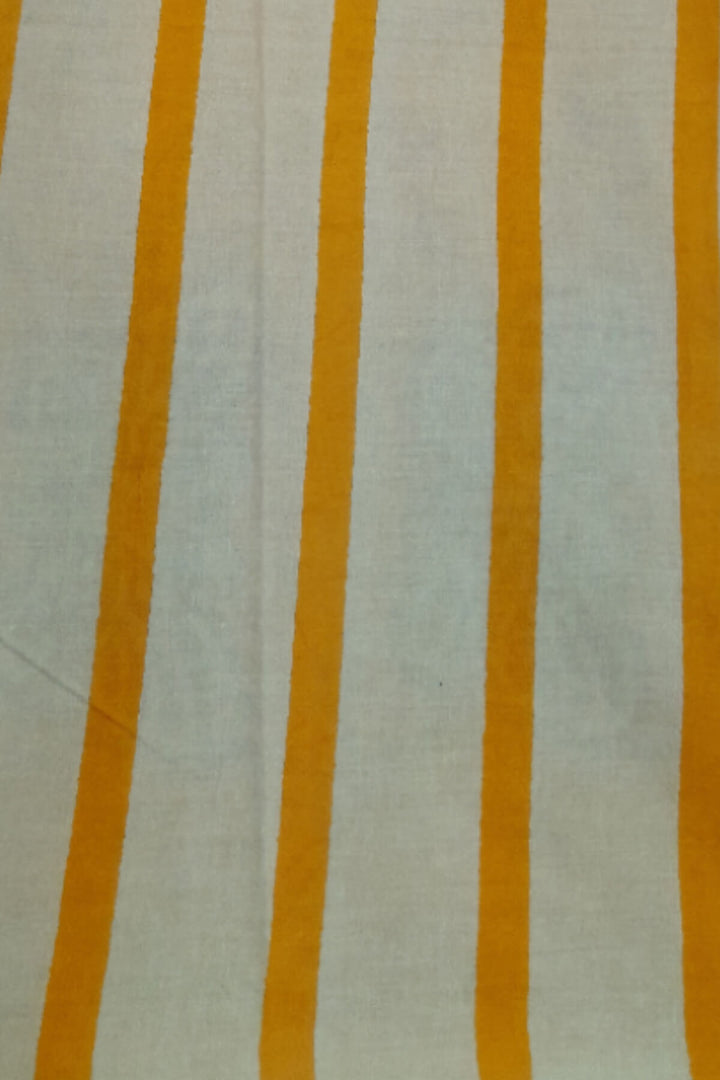 Jaipur mul cotton saree  in yellow with shibori print