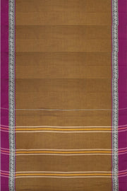 Kanchi pure cotton saree in honey colour
