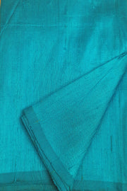 Pure silk fabric (in dupion finish)  in aqua blue