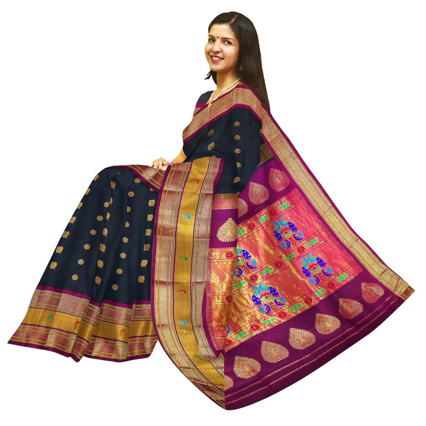 Paithani silk sarees - Anivartee