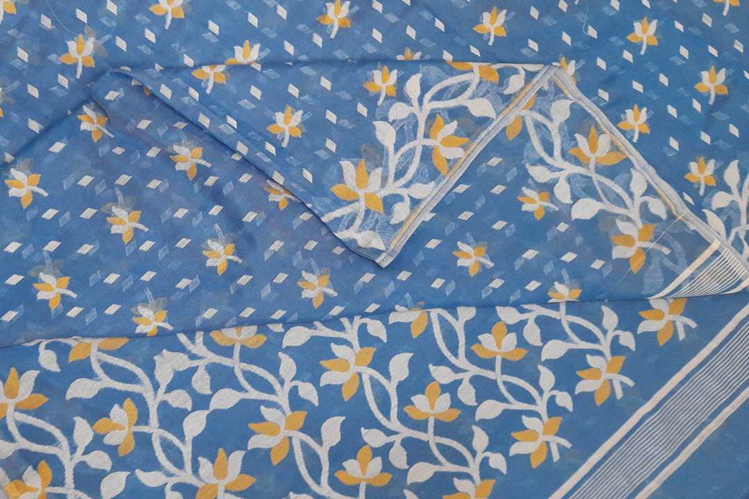 Dakai Jamdani Silk Cotton sarees