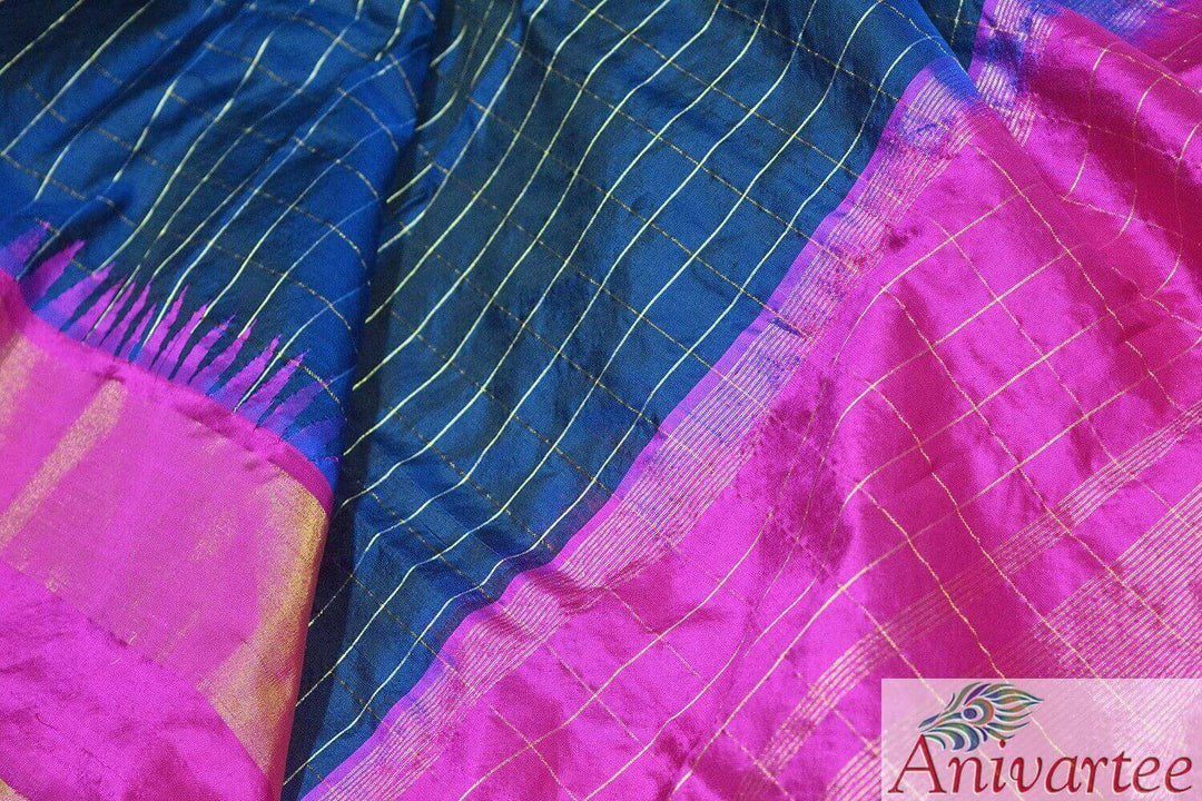 Gadwal silk dupattas - Anivartee