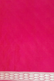 Handloom Banarasi katan pure silk saree in pink in diagonal pattern
