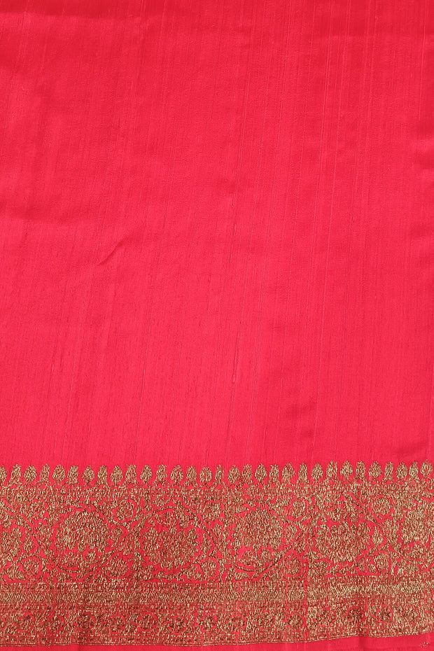 Handloom Banarasi pure silk saree in  mehndi green in dupion finish