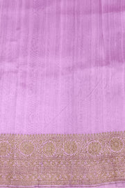 Handloom Banarasi pure silk saree in  magenta  in dupion finish