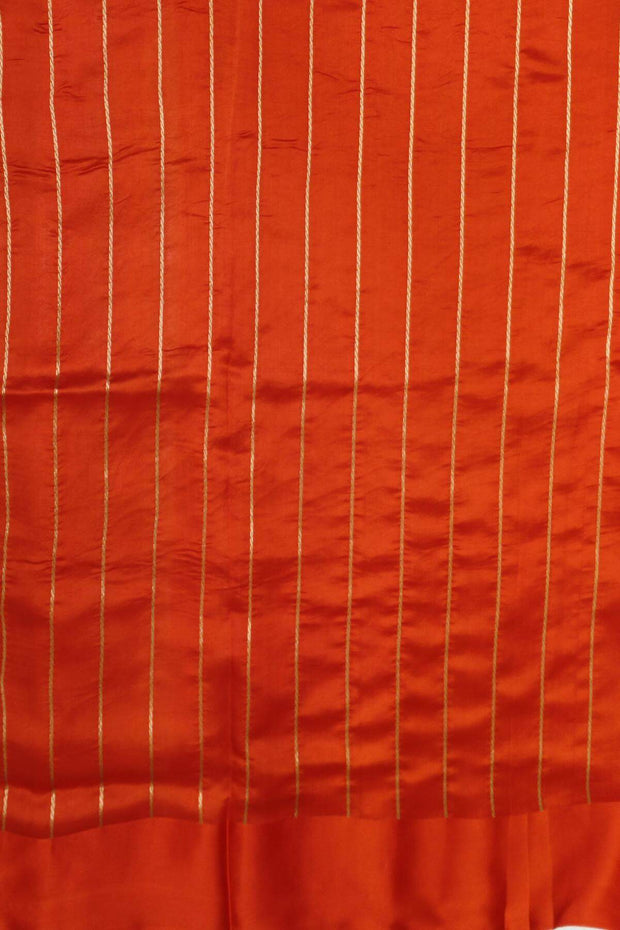 Handloom Banarasi  katan pure silk saree in  off white (POONA SILK)