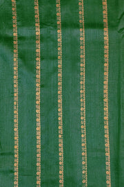 Handloom Katan pure silk saree in red in dupioni finish with meena work .