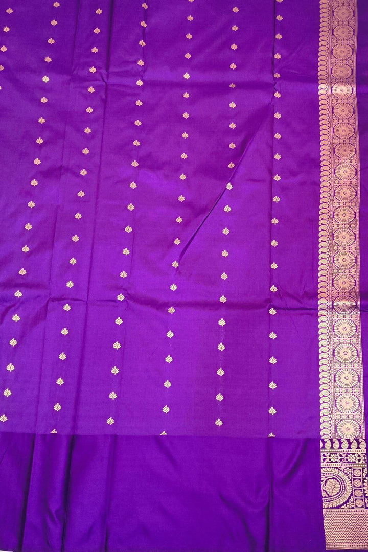 Banarasi katan pure silk saree in orange