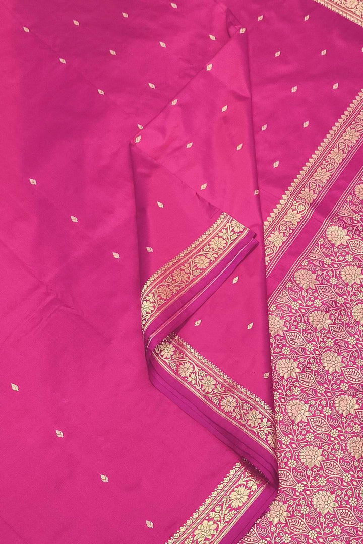 Banarasi katan pure silk saree in pink