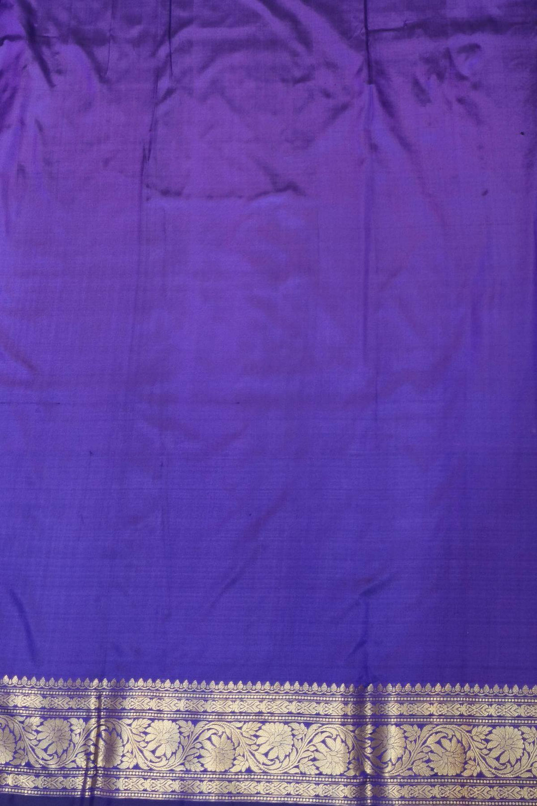 Banarasi katan pure silk saree in violet