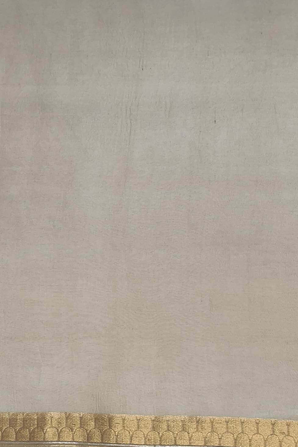 Rangkat pure kora (organza)Banarasi silk saree in  ash grey