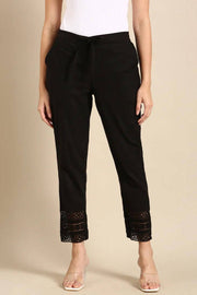 Crochet cotton pants