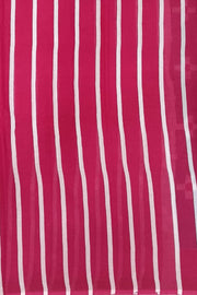 Jaipur mul cotton saree in blue in geometric pattern.