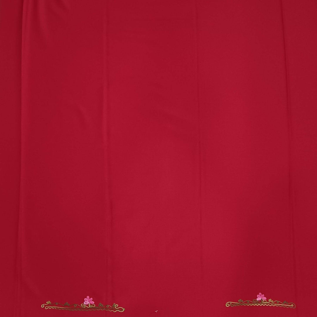 Cotton salwar suit material in 2piece  with Kashmiri hand embroidery.