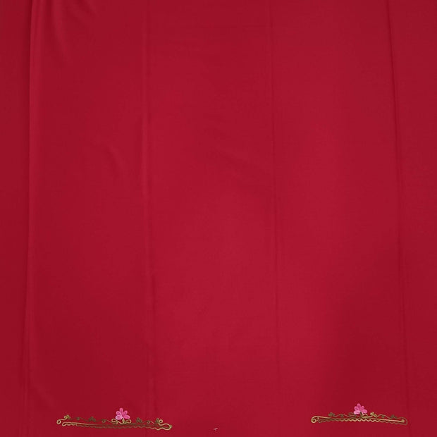 Cotton salwar suit material in 2piece  with Kashmiri hand embroidery.