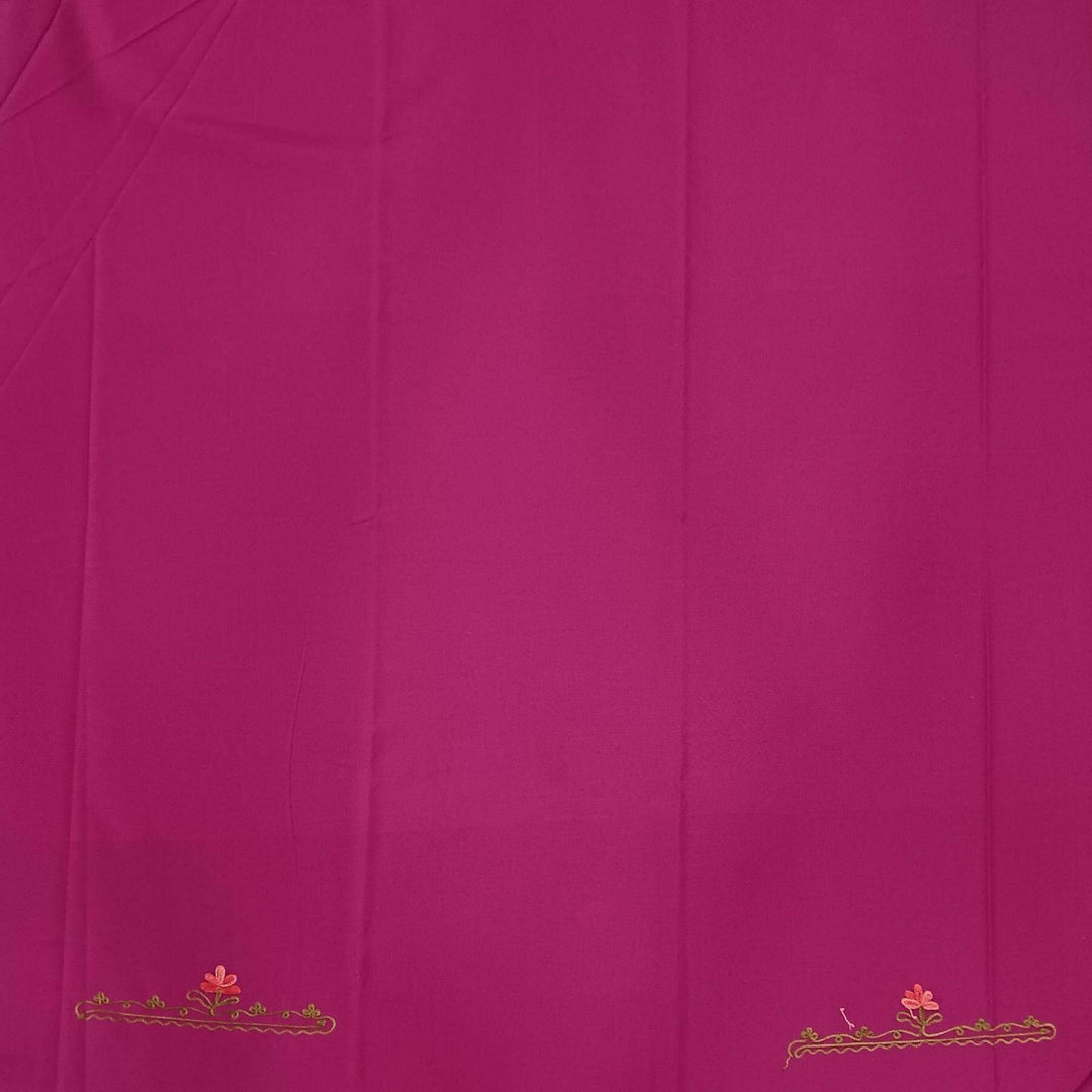 Cotton salwar suit material in 2piece  with Kashmiri hand embroidery.