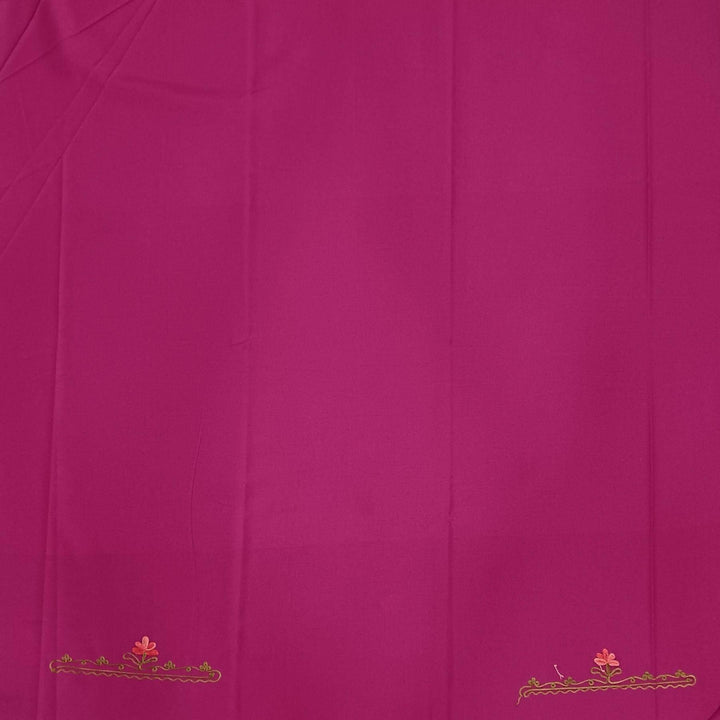 Cotton salwar suit material in 2piece  with Kashmiri hand embroidery.