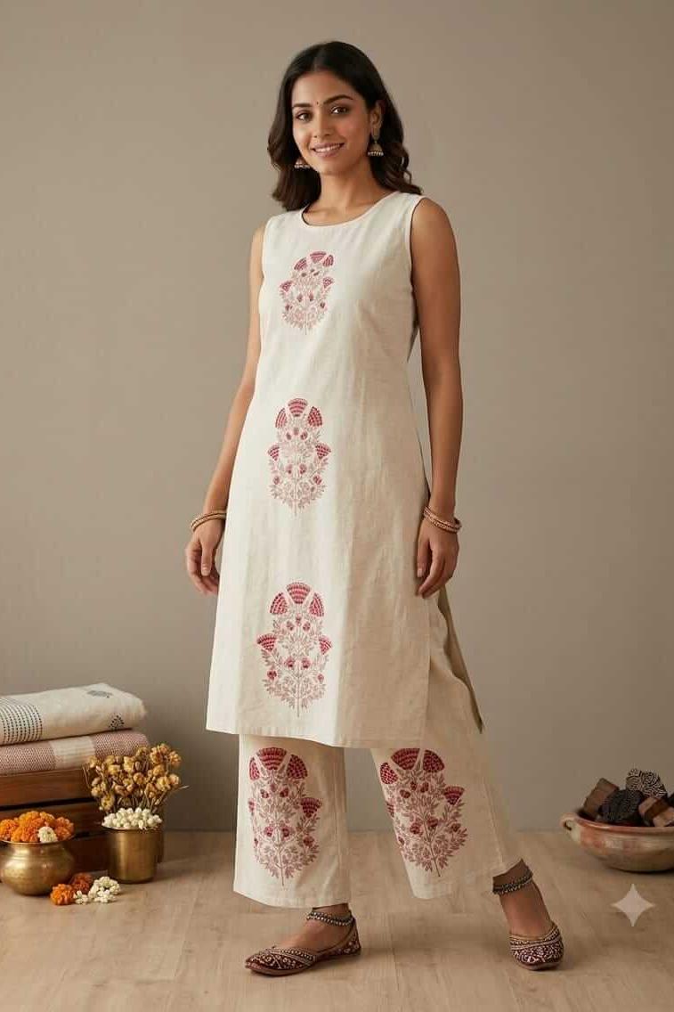 sleeveless palazzo sets with shrug