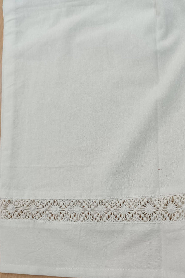 Bottom chikankari parallel pant