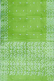 Muslin jamdani saree in green