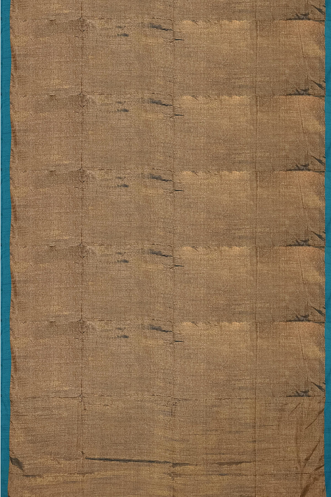 Small border soft tissue cotton saree in olive green