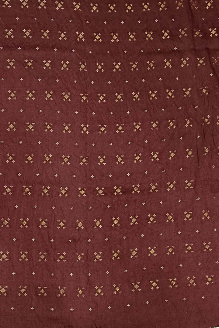 Dola silk saree with floral vines & peacocks in green