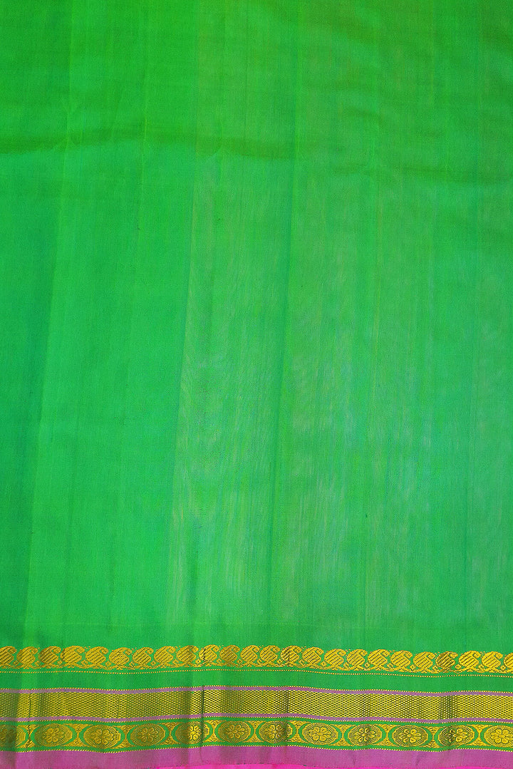 Gadwal pure silk saree in pink