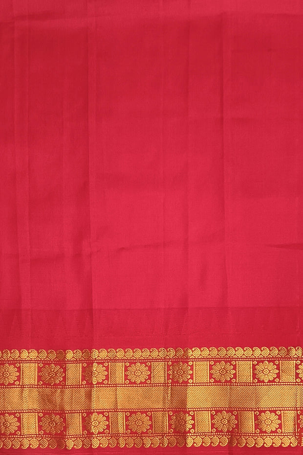 Gadwal pure silk  printed  kalamkari  dark green saree with floral & birds motifs .