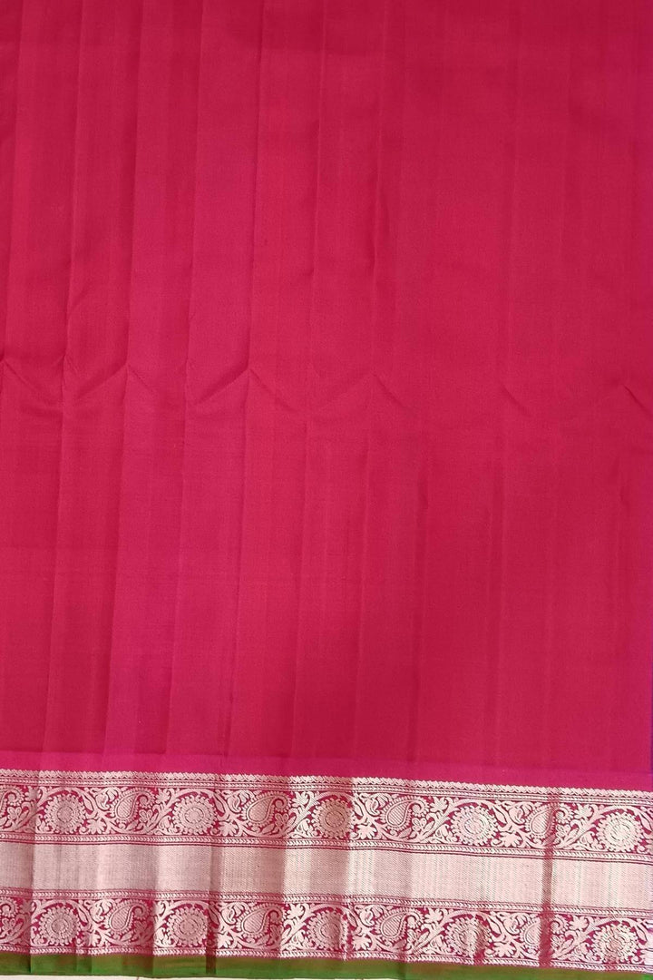 Gadwal pure silk saree in peacock blue