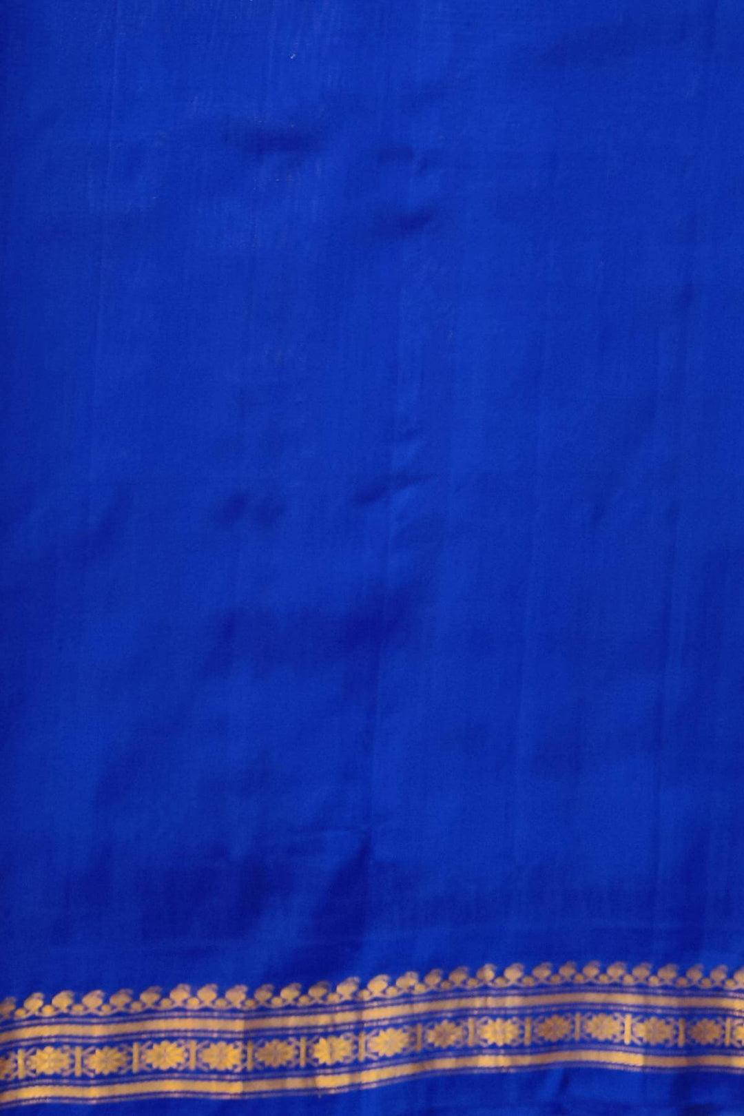 Handwoven Gadwal pure silk saree in light green with stripes & checks