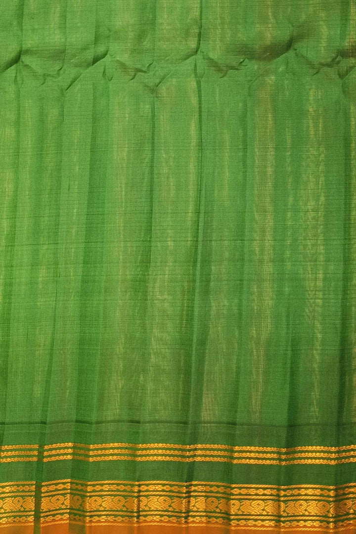 Gadwal pure silk saree in peach