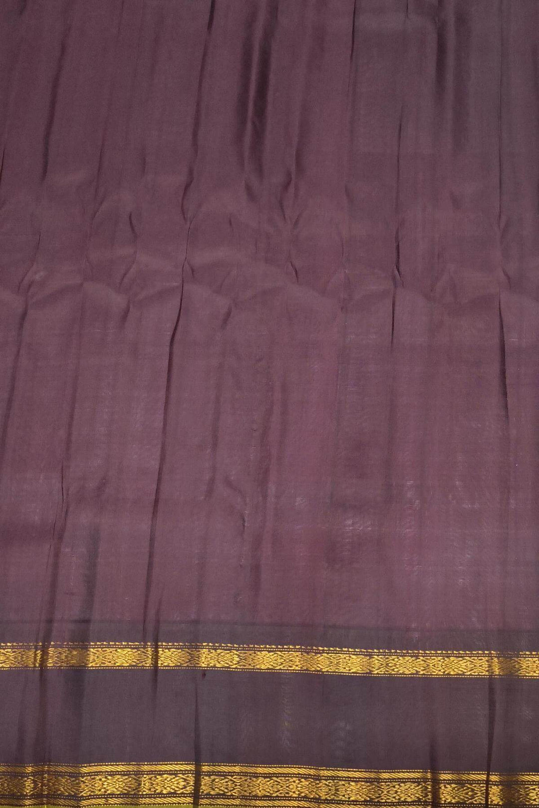 Gadwal pure silk saree in pink in stripes