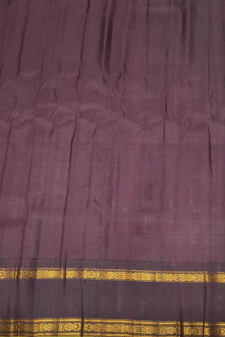 Gadwal pure silk saree in pink in stripes